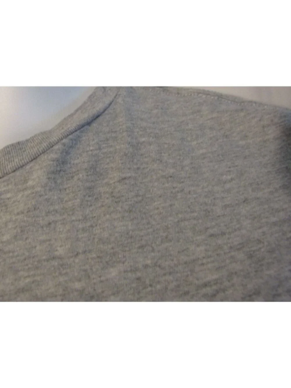 J. Crew M Heathered Gray Tee Shirt Knit Top Washed